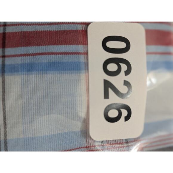 Escada Sport Shirt Button Up Women Red White Blue Plaid Small Top Blouse - Picture 10 of 10